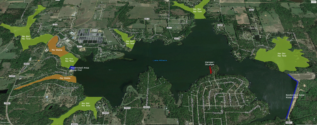 Lake Athens Map 19 0615